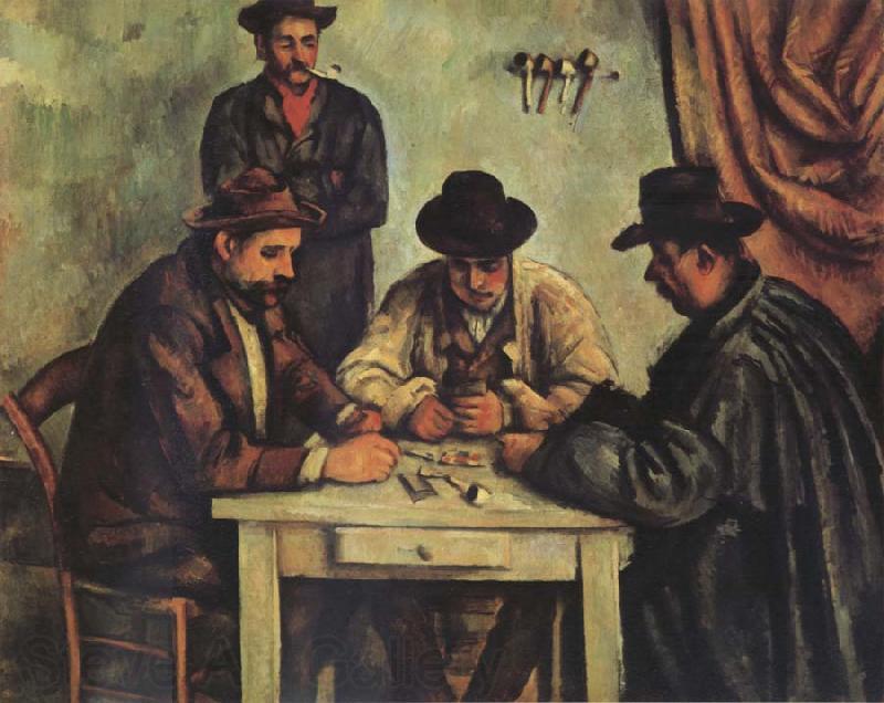 Paul Cezanne Les Foueurs de Cartes